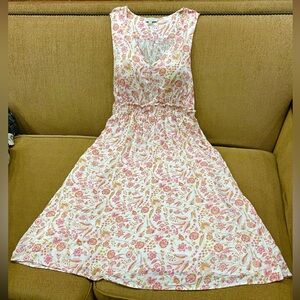 NWT Lucky Brand Dress Summer Bohemian Ruched Maxi Long Boho Gift